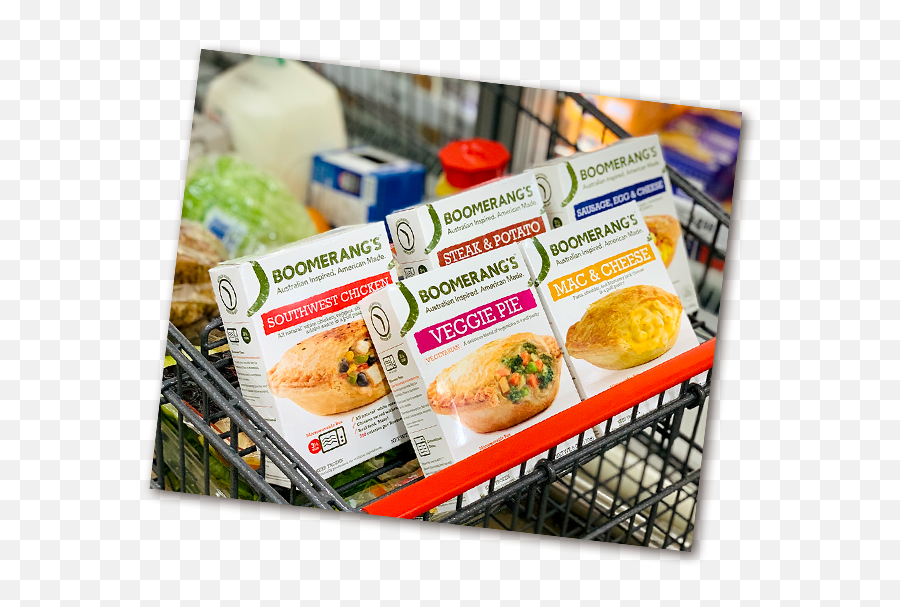 Boomerangu0027s Aussie Meat Pie Flavors U2014 - Convenience Food Png,Pie Png