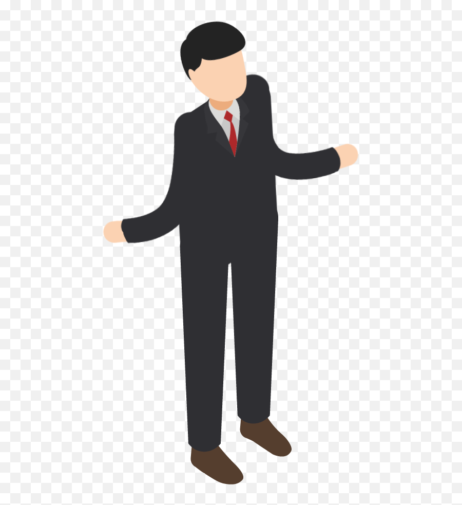 Shrugging Isometric People Flat Icons Png - Buner Tv Standing,Talking Icon Png
