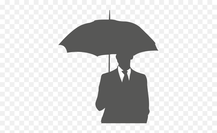 Pin By Ben Refaelov - Rain Man With Umbrella Silhouette Png,Umbrella Icon Png
