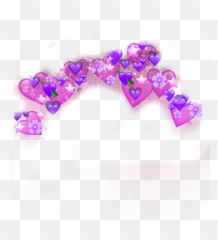 Hd - Glitter Heart Emojis png