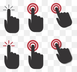 Hand Click Here - Transparent Youtube Hand Png,Clickbait Png