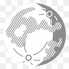 Modified Set Of Images For Moon Phase Weather U0026 Battery - Corazon Con Rayas Png