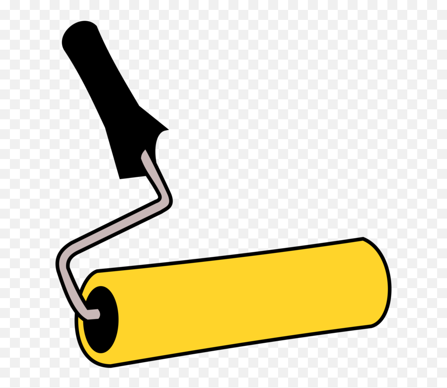 Angle Paint Roller Material Png Clipart - Paint Roller Clipart,Paint Roller Png