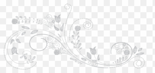 White Floral Transparent U0026 Png Clipart Free Download - YWD Line Art