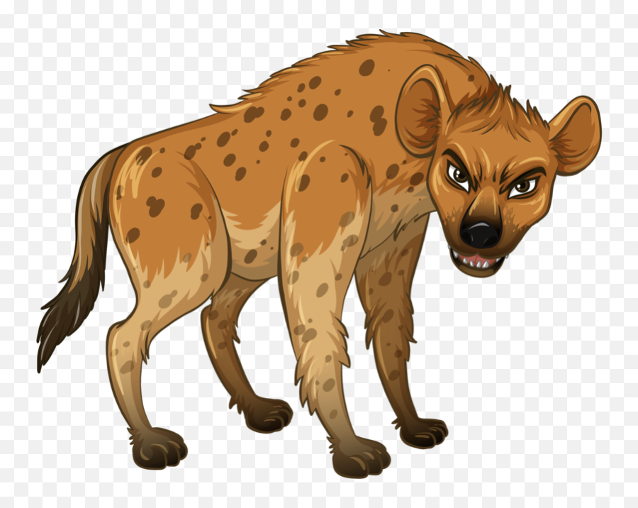 Download Hyena Wolf Wildlife Ferocious Illustration Free - Rare Types Of Animals Png,Hyena Png