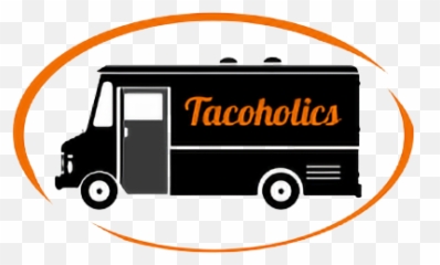 Tacoholics - Food Truck Clip Art Black png