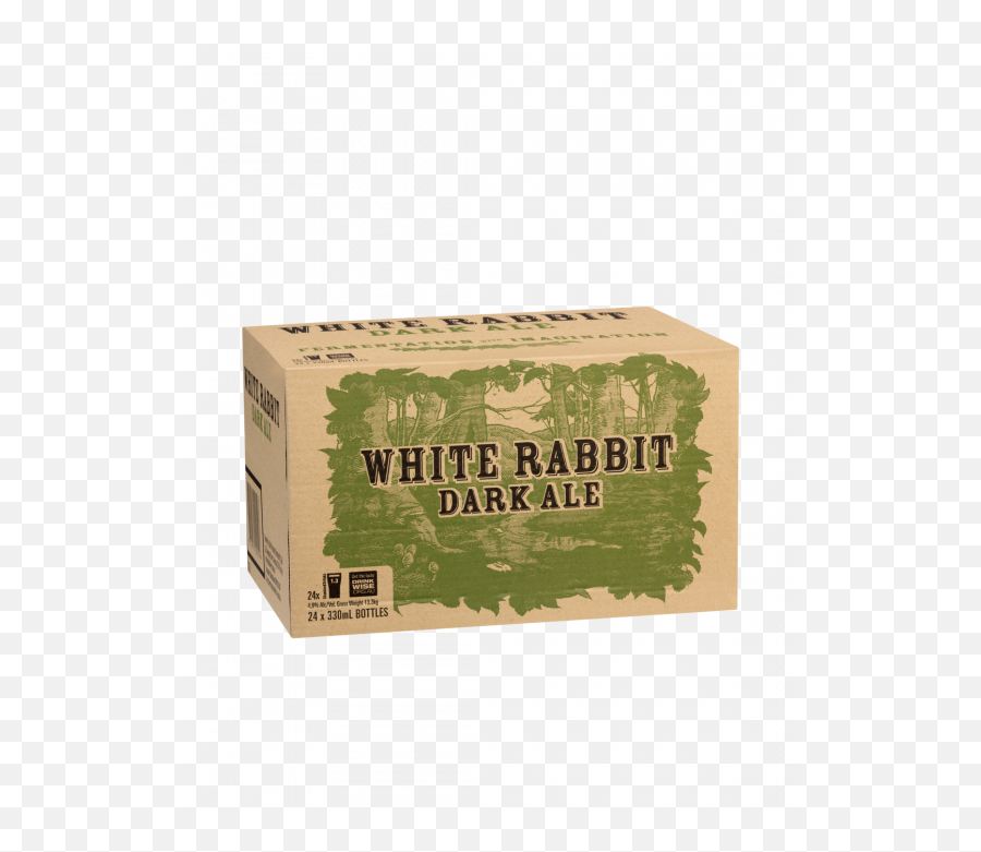 White Rabbit Dark Ale 24 X 330ml - White Rabbit Dark Ale Carton Png,White Rabbit Png