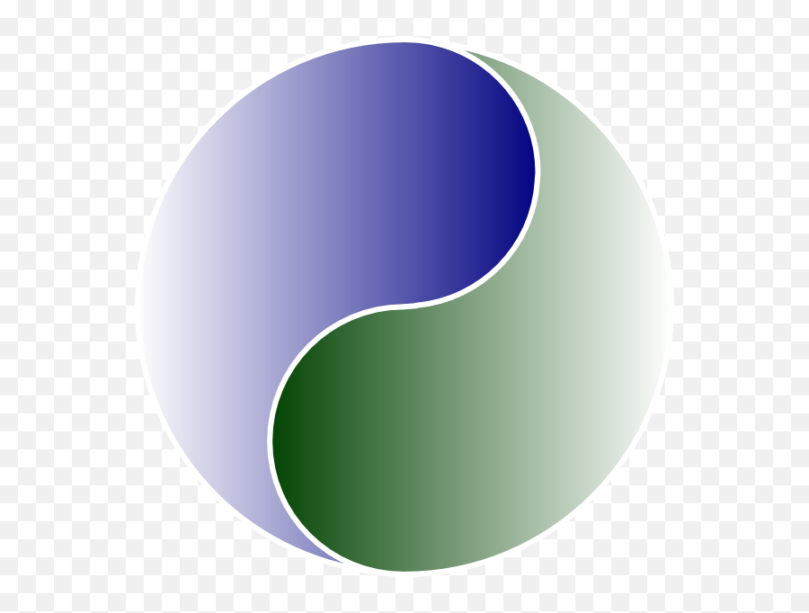 Extra Large Of Yin Yang Blue U0026 Green Clip Art Transparent PNG