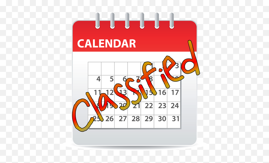 Human Resources Classified Calendars - Orange Png,Transparent Calendars