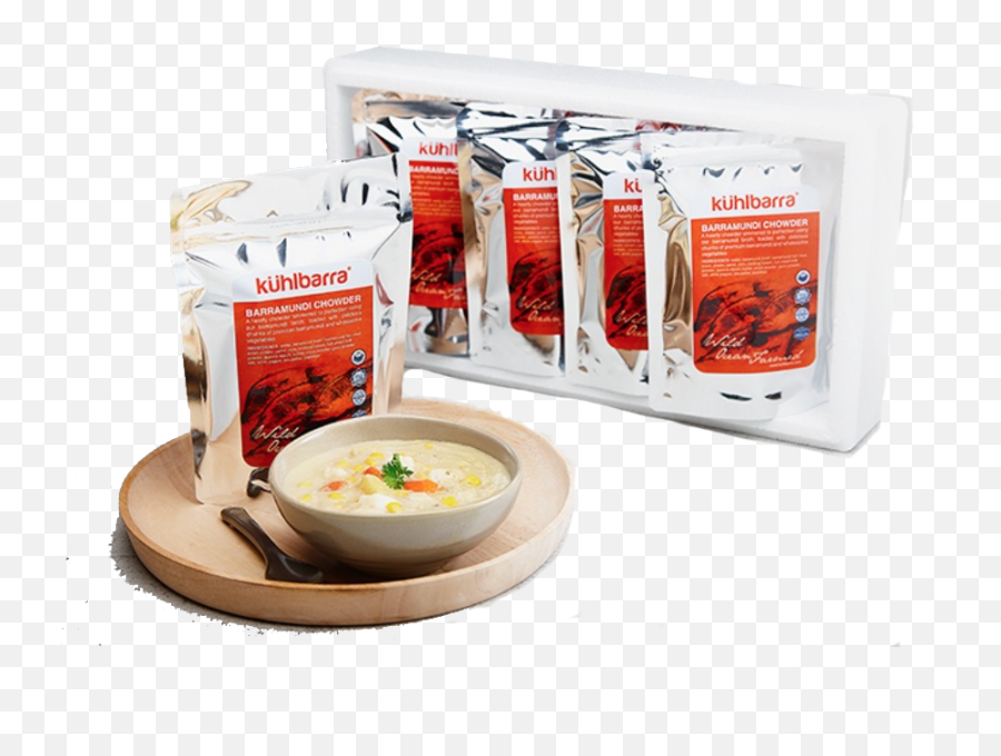 Download Fresh Kuhlbarra Barramundi Chowder 600g Png Image - Clam Chowder,Chowder Png
