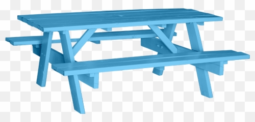 Sky Blue - Sky Blue Picnic Table Png,Picnic Table Png