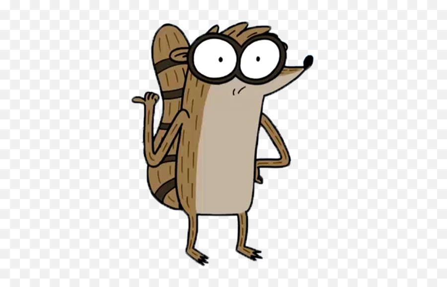 Download Weird Mordecai And Rigby From Meat Your Maker - Sad Regular Show Rigby Png,Weird Png