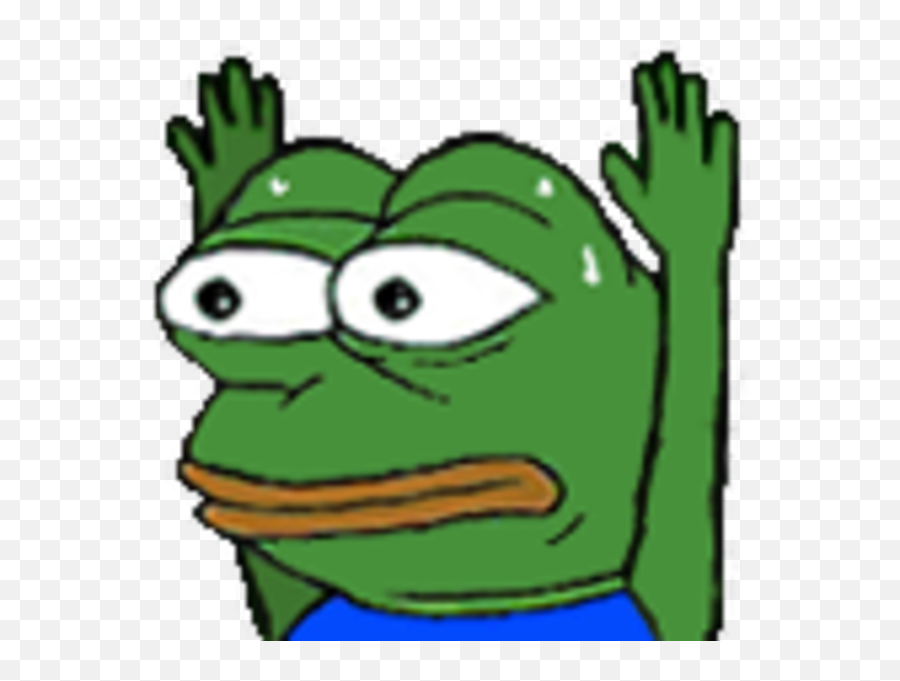 Raise Both Hands If - Pepe Hands Up Emote Transparent Pepe Hands Up Emote Png,Emote Png