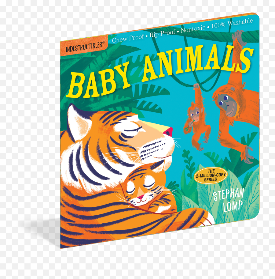 Baby Animals Png Download - Indestructibles Baby Animals Indestructible Books,Cartoon Animals Png