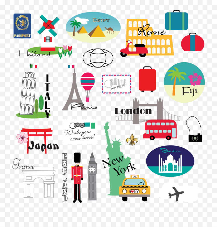 World Travel Clipart Png Image