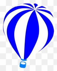 Download Hot Air Balloon Black And White Clipart Png Free - Balloons Vector