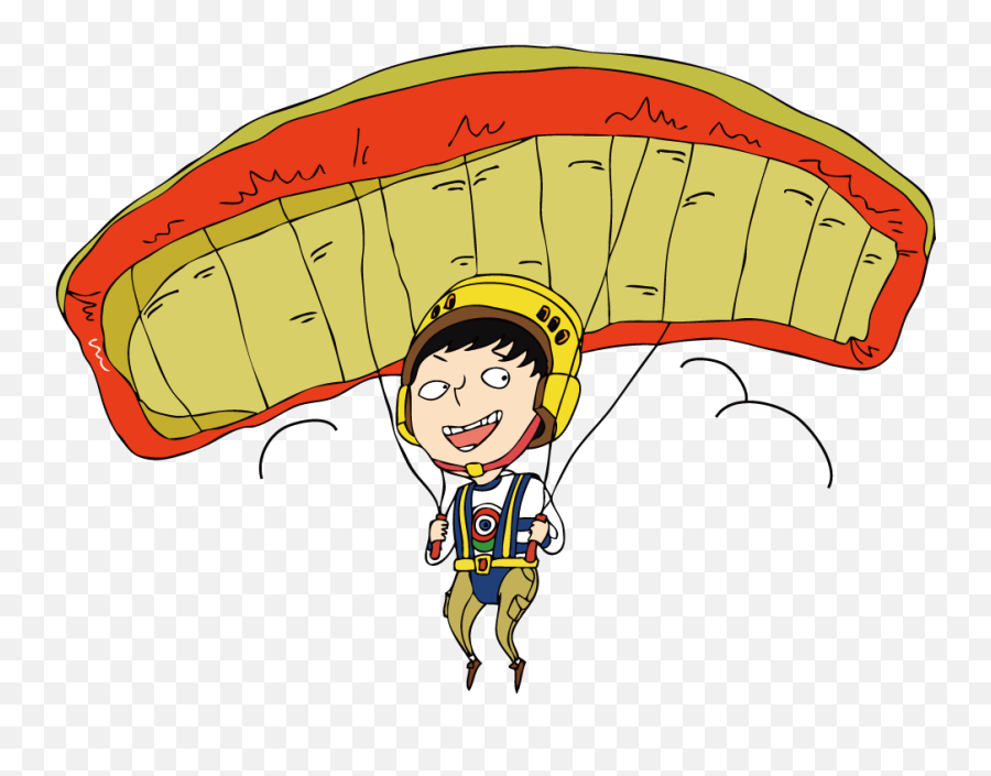 Steampunk Parachute Cartoon Png - Parachute Transparent Niña En Paracaidas Para Dibujar,Parachute Png