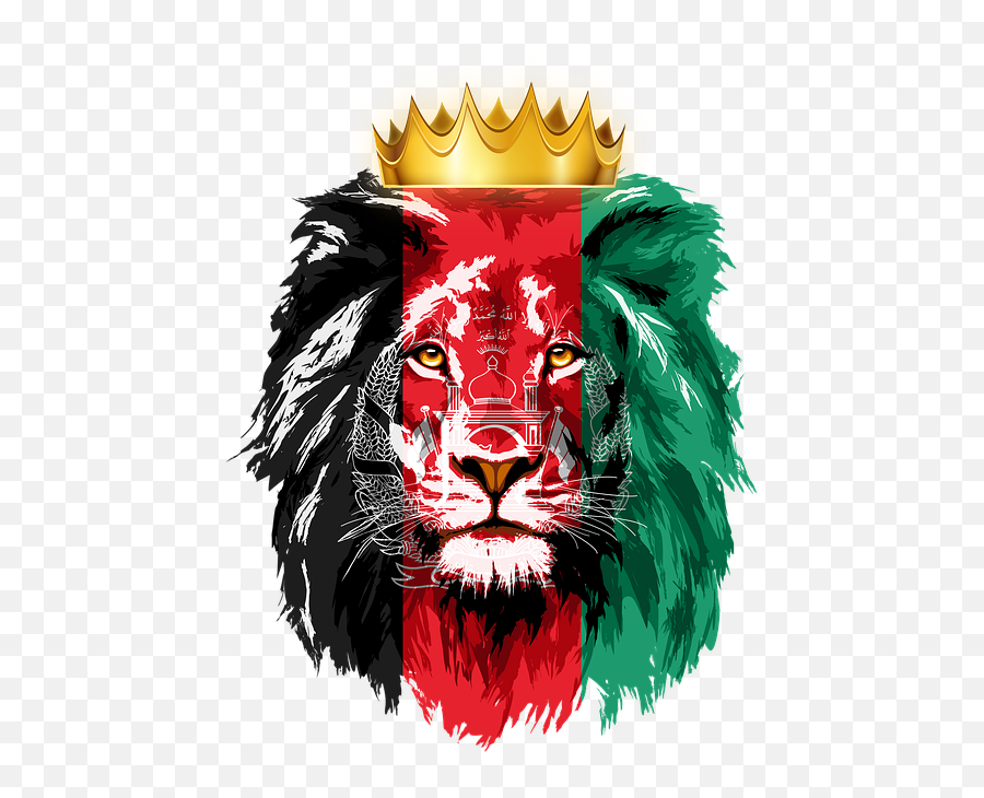 Lion King Crown - Free Image On Pixabay Afghanistan Flag Lion Png,Burger King Crown Png