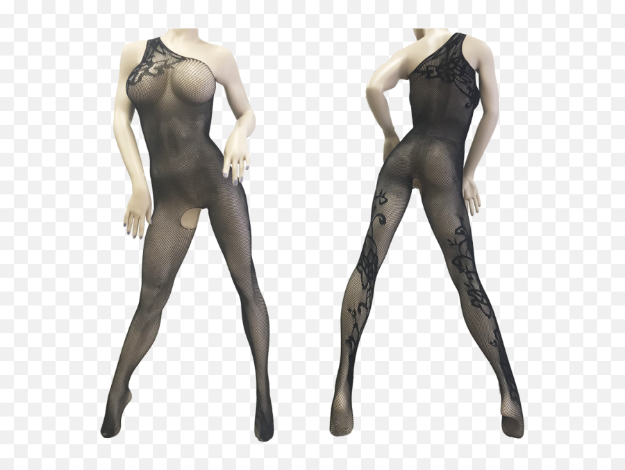 Shape Mi Floral Mesh Fishnet Crotchless Full Bodystocking Png