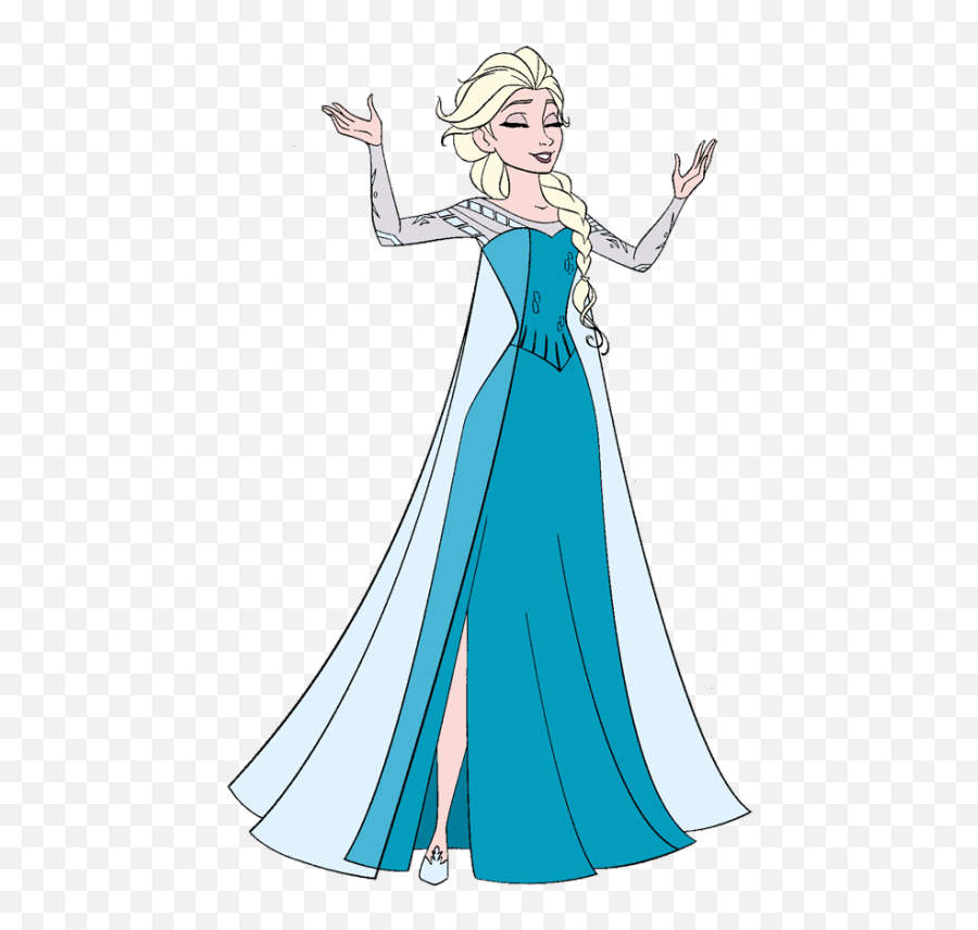 How to Draw Elsa (Full Body) from Frozen