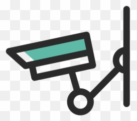 Surveillance Camera Colored Stroke Icon - Transparent Png Surveillance Icon Png,Surveillance Camera Png