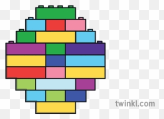 Easter Egg Lego Brick Pattern 4 Build Toy Play Eyfs Ks1 - Diagram png