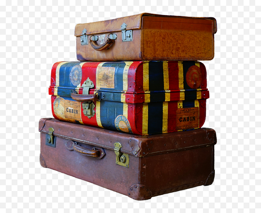 Luggage Stack Old - Travel Bag Png Transparent,Luggage Png