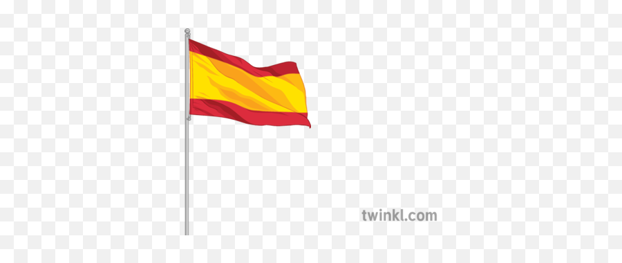 Spanish Flag General Languages Country - Flagpole Png,Spanish Flag Png