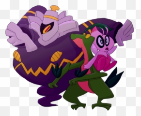 Download Hd Grovyle And Celebi - Fictional Character Png,Celebi Png