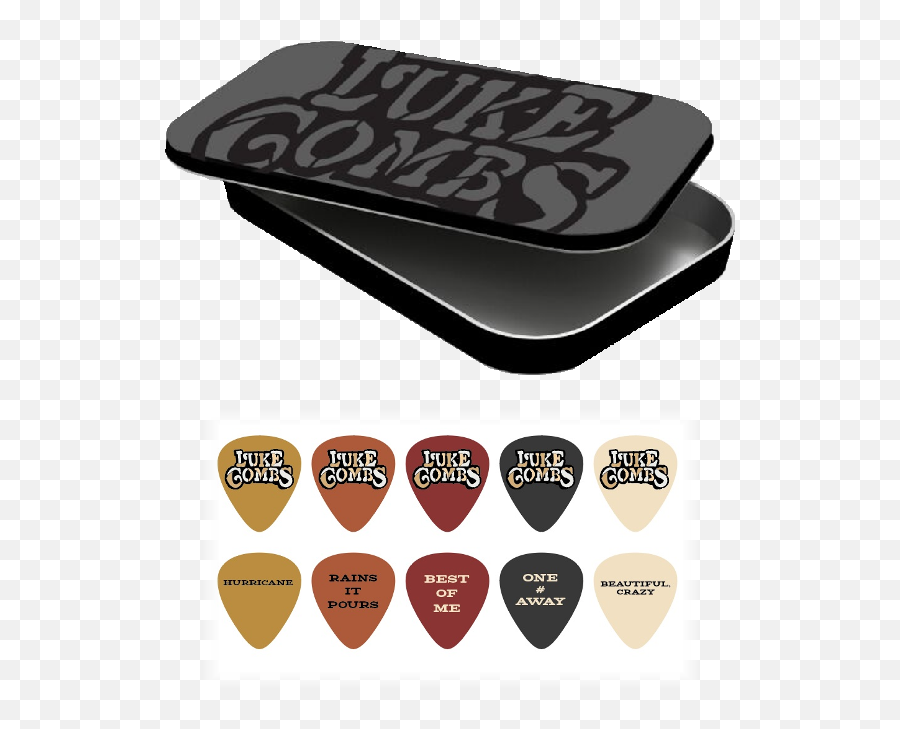 Guitar Picks Tin Pack - Luke Combs Guitar Picks Png,Guitar Pick Png