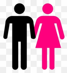 Men Women Holding Hands Png Svg Clip - Male And Female
