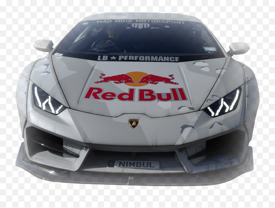 Mad Mike Whiddett - Lamborghini Huracan Blue 2017 Png,Lamborghini Logo Png