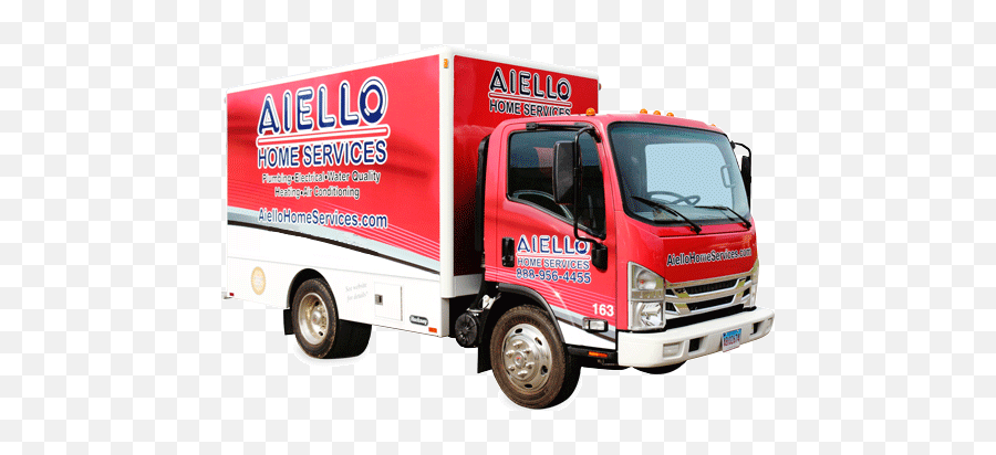 Aiello Big Red Truck - Aiello Home Services Aiello Home Services Truck Water Png,Red Truck Png