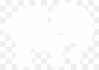 Browse And Download Free Clipart By Tag Trunk - White Elephant Black Background png