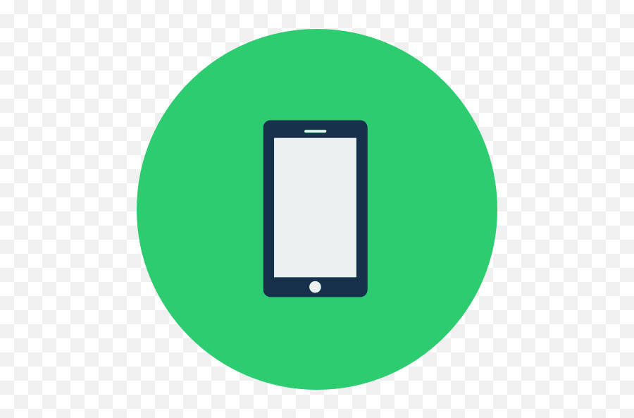 Mobile Phone Icon Png - Circle,Phone Icon Png