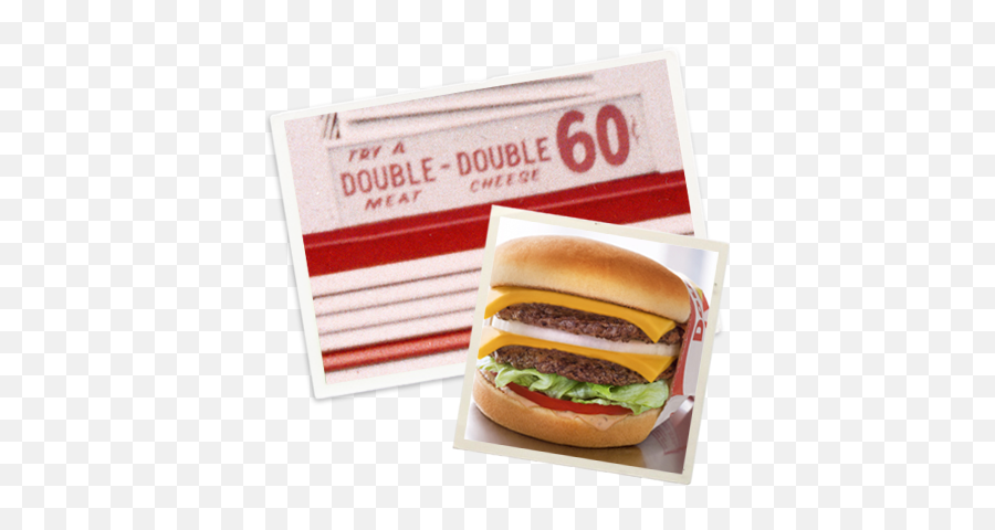 Double Animal Style - Innout Burger Historical Events Cheeseburger Png,In N Out Png