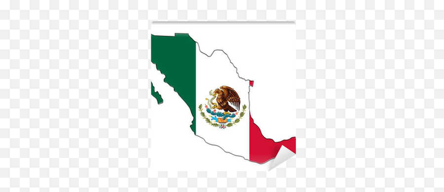 Fotomural Mapa De La Bandera México U2022 Pixers - Vivimos Para Cambiar Mexico Flag Png,Bandera De Mexico Png