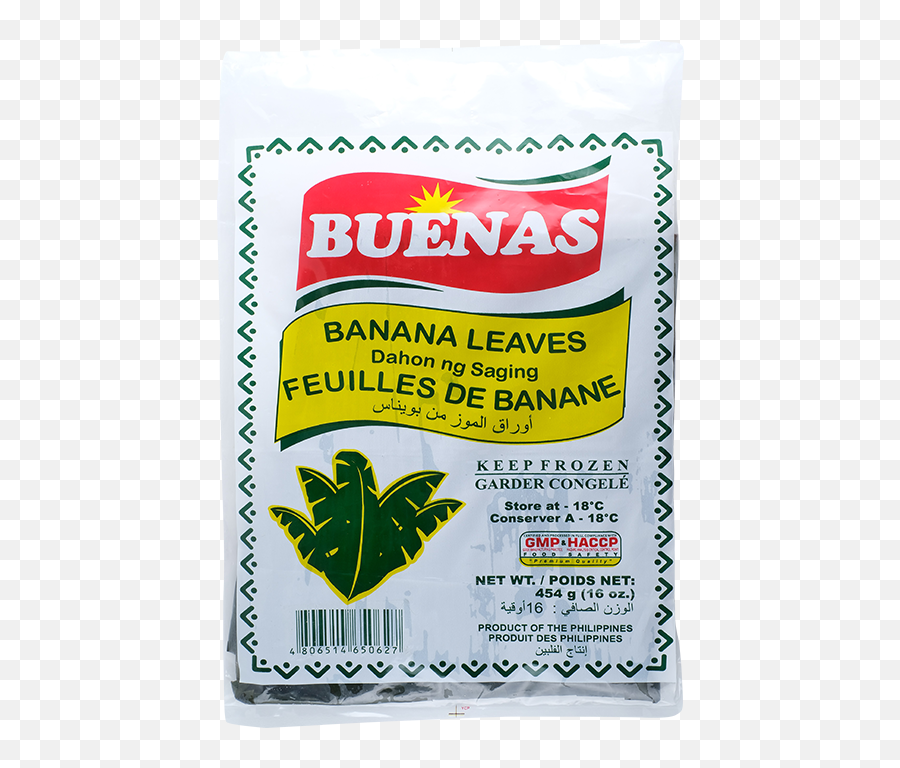 Buenas Banana Leaves 454gm Png