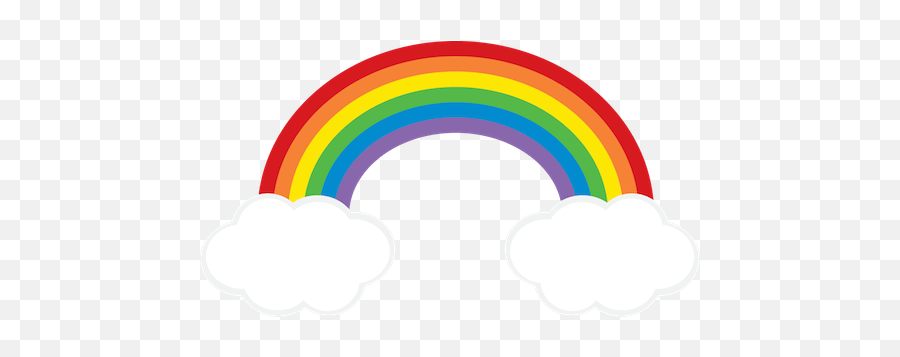 Clip Art Freebies Rainbow Clipart - Rainbow Png,Rainbow Cloud Png