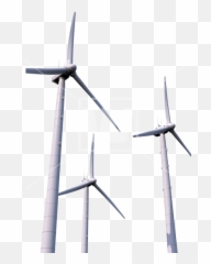 Three Wind Turbines Png