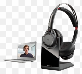Poly Formerly Plantronics Polycom - Headsets Used For Video Conferencing Png,Audifonos Png