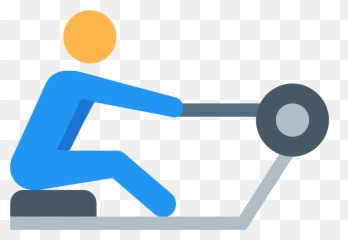 Rowing Machine Icon - Background Png Clipart