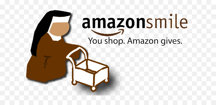 Support The Carmelite Sisters Of - Amazon Smile You Shop Amazon Gives Png,Amazon Smile Icon