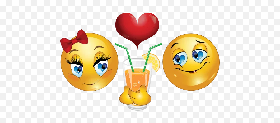 Love Emoji Background Png Mart - Emoticones Compartiendo,Love Icon Background