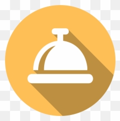 Download Icon Of A Bell - Hospitality Transparent png