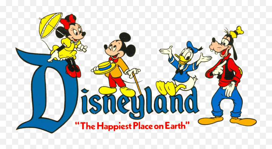 Disneyland Logos Clipart - Disneyland Happiest Place On Earth Png,Disneyland Png
