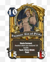 Escanor The Sin Of Pride - Happy Birthday Hearthstone Png,Escanor Icon