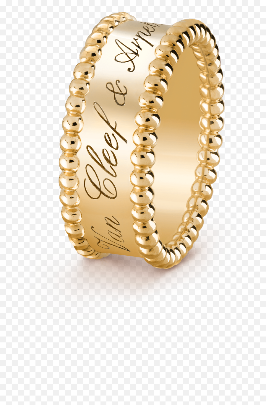 Perlée Signature Ring Png Gucci Icon In Yellow Gold