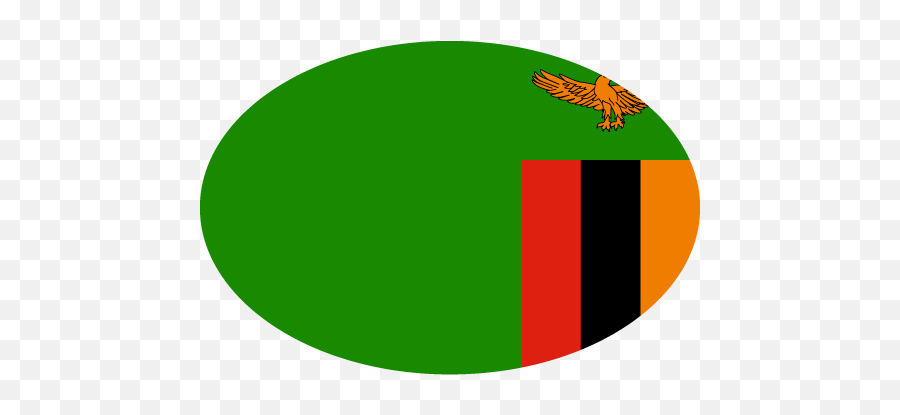 Vector Country Flag Of Zambia - Oval Vector World Flags Vertical Png,Libya New Flag Icon