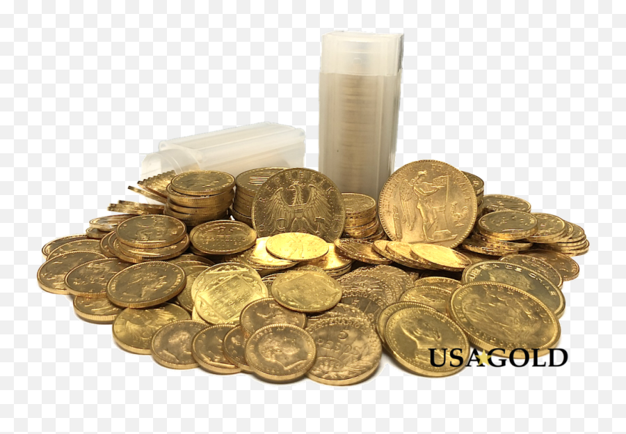 Historic World Gold Coins - Sovereign Coin Stack Png,Pile Of Gold Png